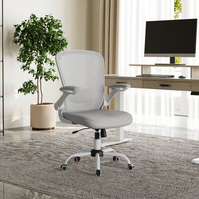 Balmstar Ergonomic Mesh Office Chair - Adjustable Headrest, Lumbar, Flip-Up Arms