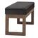 Alt View 14. Simpli Home - Milltown Large Ottoman Bench - Tanners Brown.
