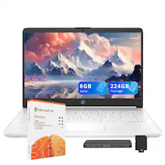 8GB RAM
224GB Storage
hp
Microsoft 365 Personal
1 person, 12-month subscription
Premium apps with latest updates
1TB of cloud storage
The cloud anywhere