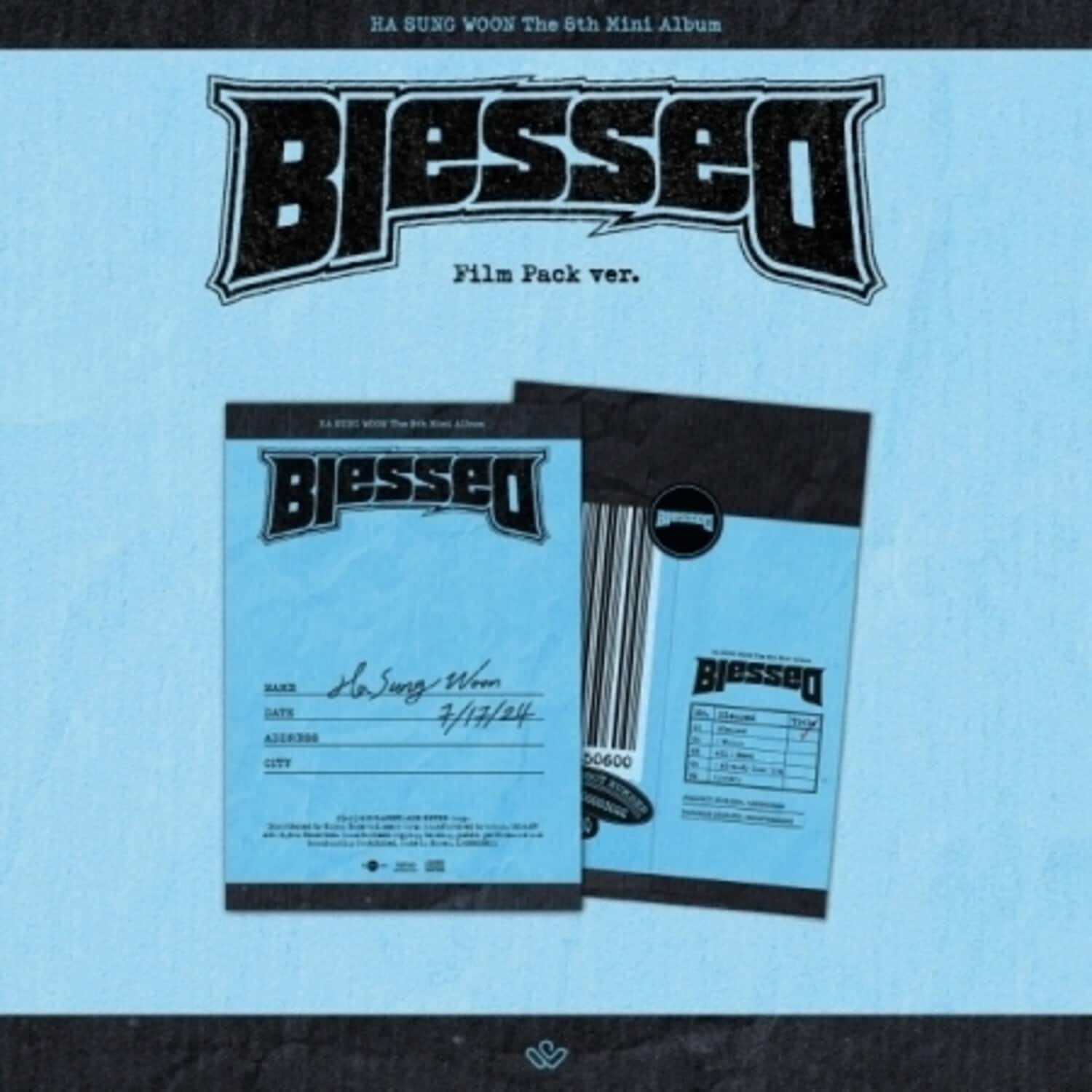 Ha Sung Woon - Blessed - Film Pack Version - incl. 8pc Photo Print Set, Folded Poster, Lyrics Paper, - COMPACT DISCS [CD] price history on PriceWatchPro