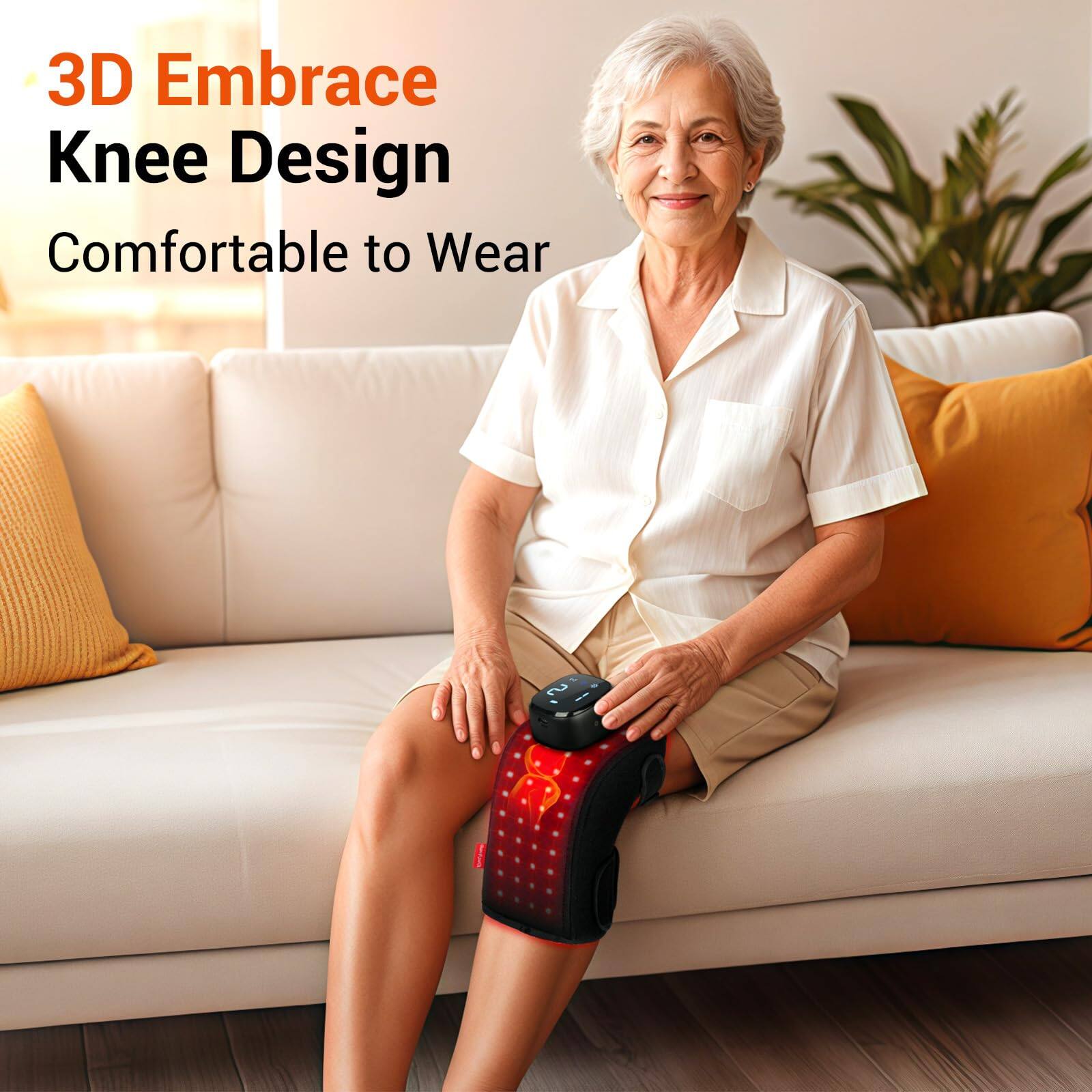 3D Embrace Knee Design  
Comfortable to Wear