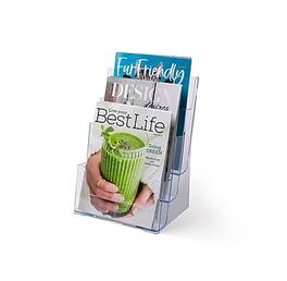 Staples - Literature Holder, 12.62" x 9.5" Plastic - Clear