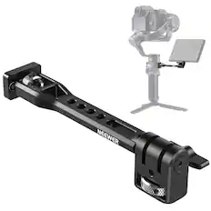Front. Neewer - 360° Adjustable Field Monitor Mount, 1/4" Thread, for DJI/ZHIYUN/MOZA Gimbals, GA005.