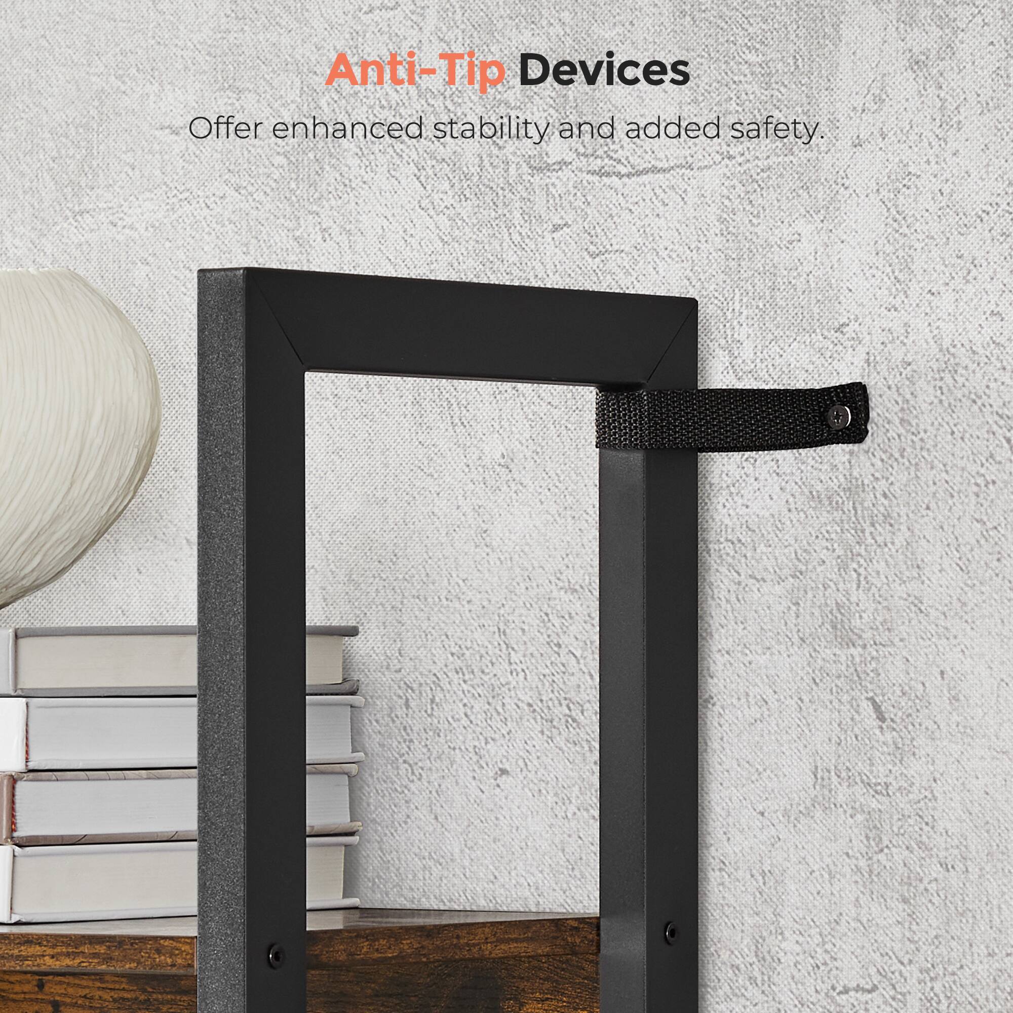 Anti-Tip Devices  
Offer enhanced stability and added safety.