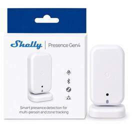 Presence Gen4 Shelly Presence Gen4- Smart Presence Sensor with Matter, Wi-Fi 6, Zigbee and Bluetooth - White