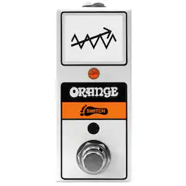 Orange - Single Button Mini Footswitch