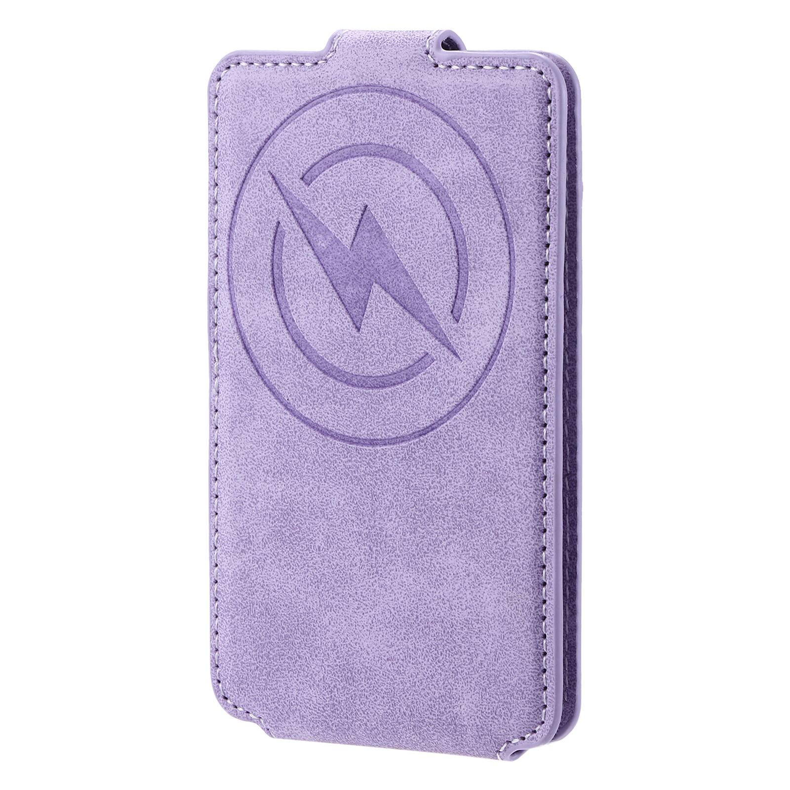 Alt View 5. Dteck - For Apple iPhone 17 Pro Max Case,2-in-1 Magnetic Detachable PU Leather Wallet Flip Stand Card Holder TPU Inner Cover - Purple.