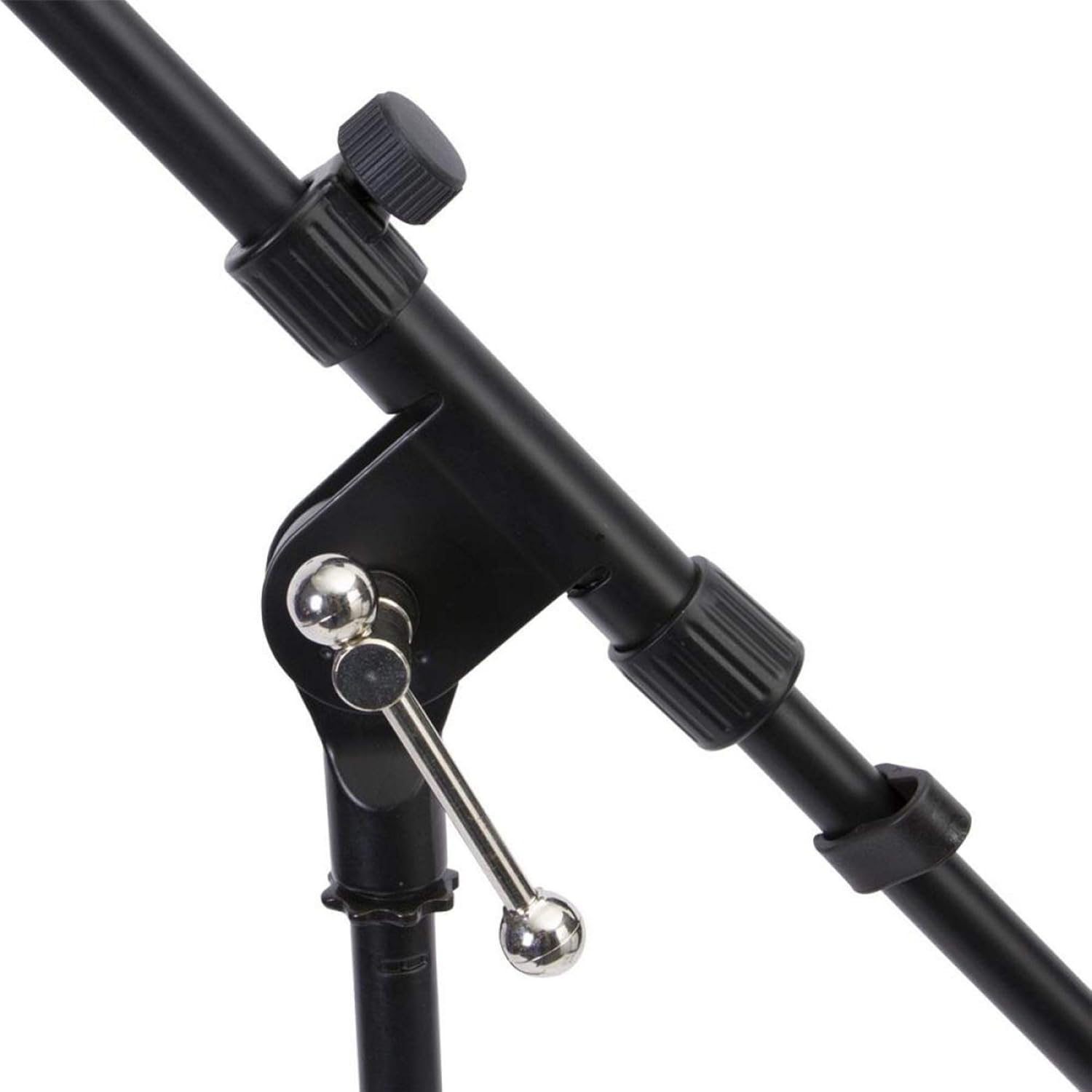 Back. On Stage Stands - On-Stage MSP7706 Euro Boom 6 Mic Stands w/ Travel Bag (For Vocal and Instrument Microphones, Height-Adjustable, Rugged, - Black.