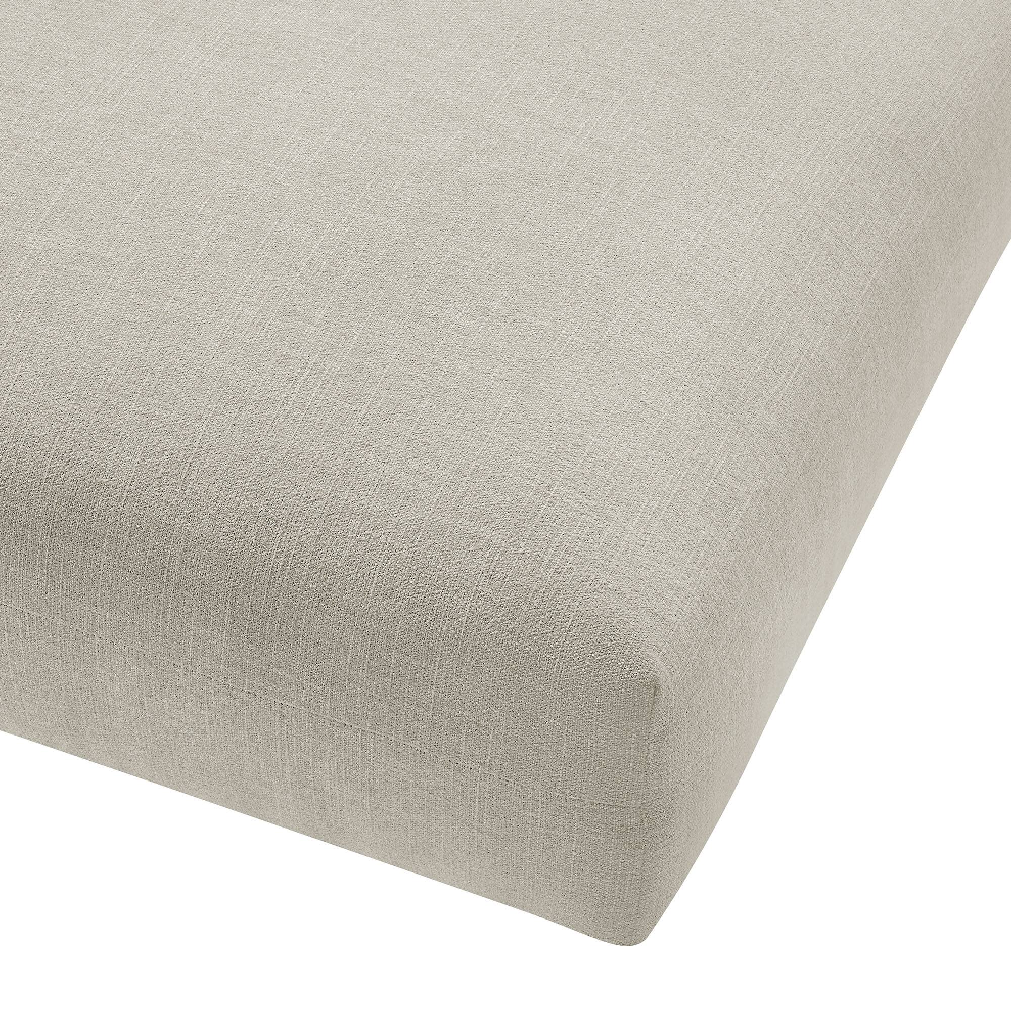 Alt View 3. Modway - Solace Modular Upholstered Fabric Ottoman by Modway - Linen.