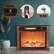 Alt View Zoom 18. Lifesmart - 3 Quartz Infrared Fireplace Heater with Remote - Black.