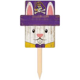 Fan Creations - ECU Pirates 16" x 19" Easter Bunny Yard Stake - Multicolor
