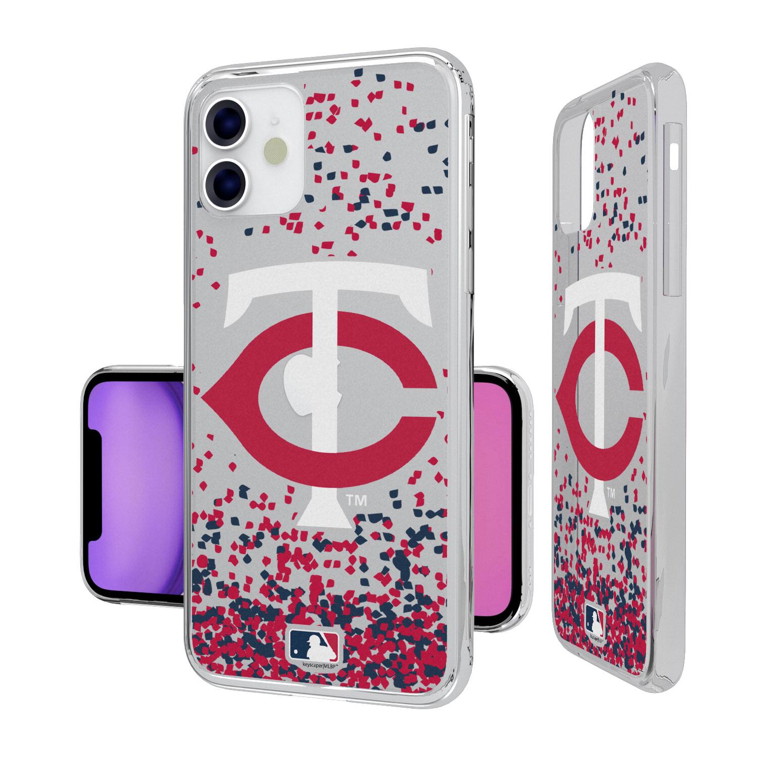 Alt View 2. Keyscaper - iPhone Confetti Design Clear Case - 13 mini - Multicolor.