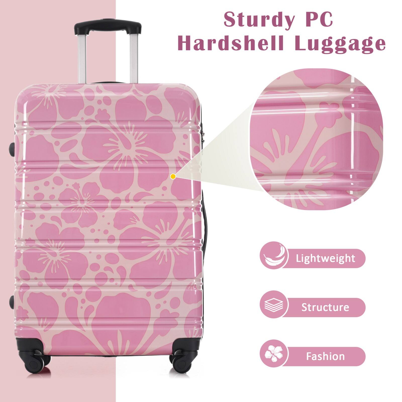 Sturdy PC Hardshell Luggage

- Lightweight
- Structure
- Fashion