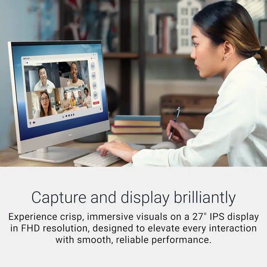 Capture and display brilliantly

Experience crisp, immersive visuals on a 27" IPS display in FHD resolution, designed to elevate every interaction with smooth, reliable performance.