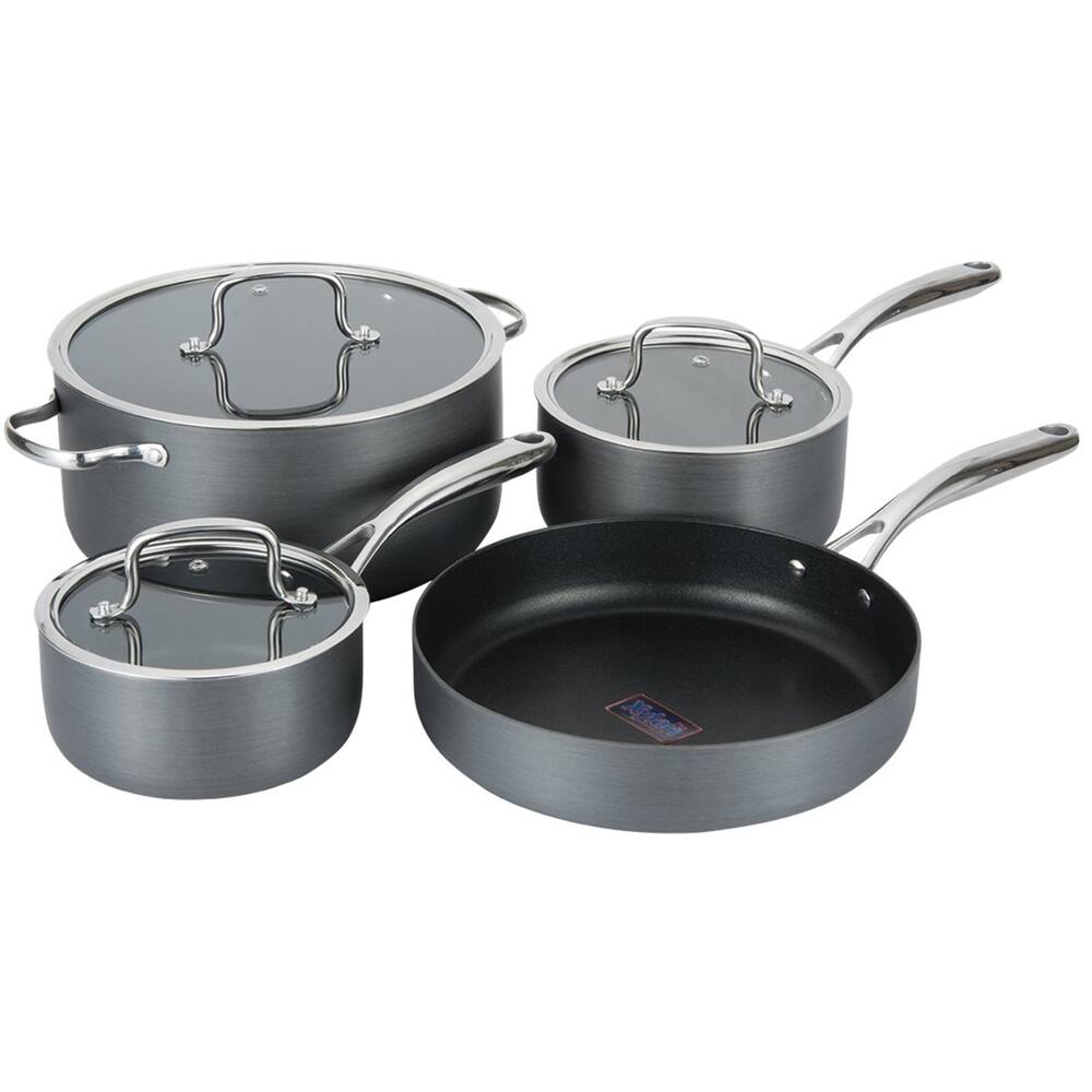 Best Buy: Hamilton Beach Cookware Set Matte Gray HBA601