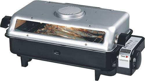 Angle. SPT - Electric Roaster - Silver/Black.