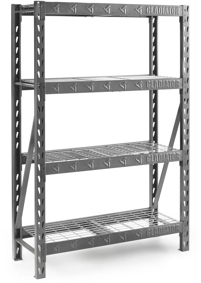 Angle View: Gladiator - 8' GearWall Panels (2-Pack) - Gray