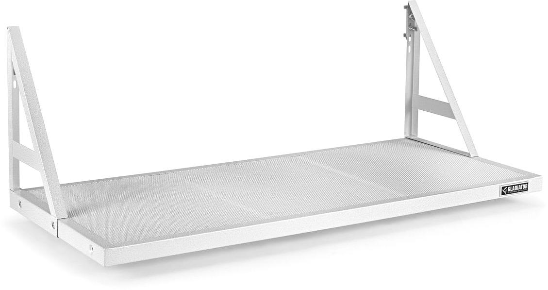 Angle View: Gladiator - 45" GearLoft™ Shelf - White