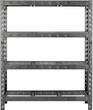 Gladiator - 60" Heavy Duty Rack Shelf - Hammered Granite - Larger Front