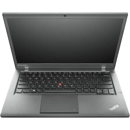 Lenovo - 14" Refurbished Laptop - Intel Core i7 - 8GB Memory - 128GB Solid State Drive - Black - Larger Front