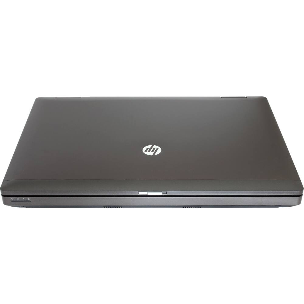 Front. HP - 14" Refurbished Laptop - AMD A4-Series - 4GB Memory - 320GB Hard Drive - Gray.