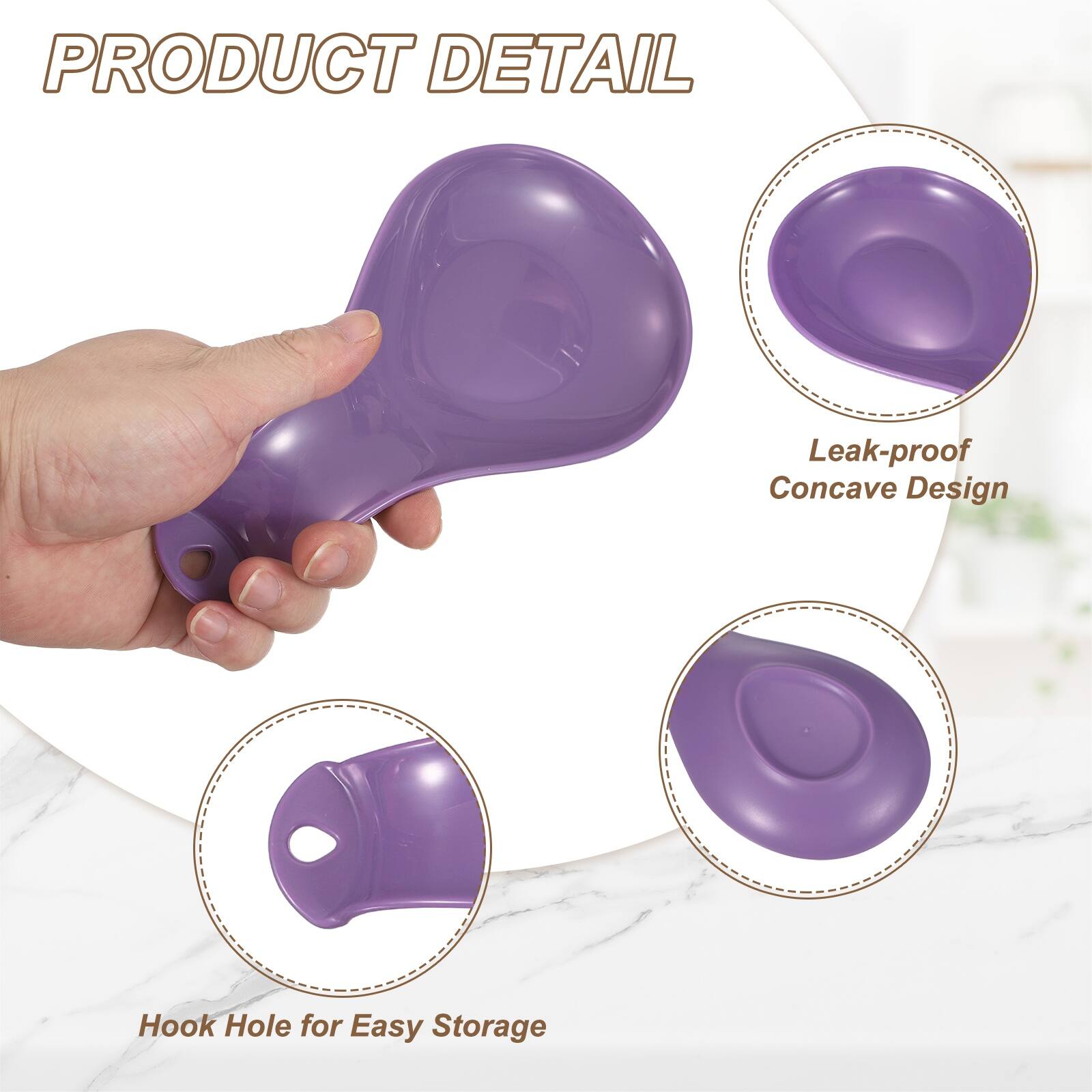 PRODUCT DETAIL

- Leak-proof Concave Design
- Hook Hole for Easy Storage