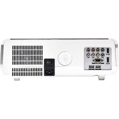 Back. Backyard Theater Systems - Savi 720p LED Projector with SilverScreen™ Recreation Series Theater System - White.