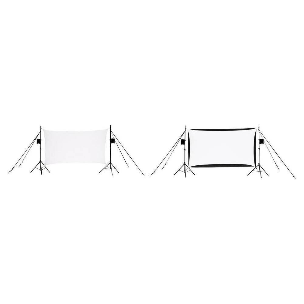 Alt View 12. Backyard Theater Systems - Savi 720p LED Projector with SilverScreen™ Recreation Series Theater System - White.