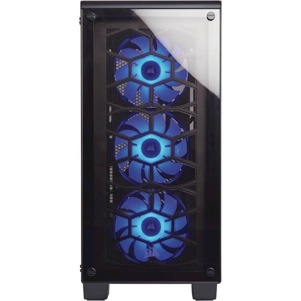 Alt View 12. CORSAIR - Crystal Series 460X RGB Compact ATX Mid-Tower Case.