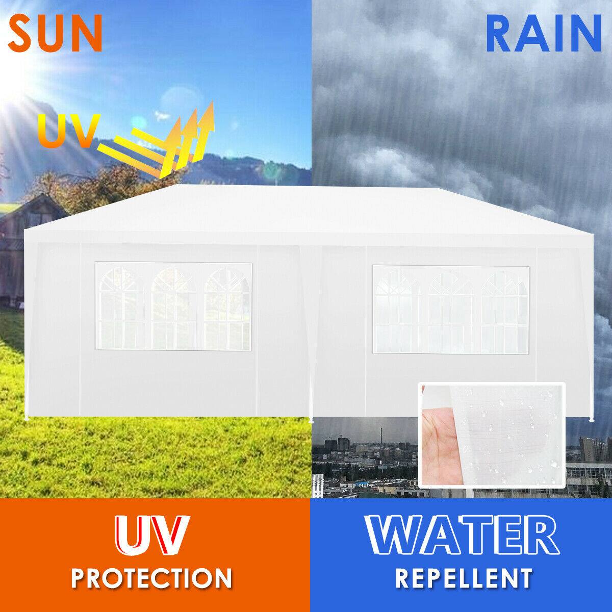 SUN  
UV  
UV PROTECTION  

RAIN  
WATER REPELLENT