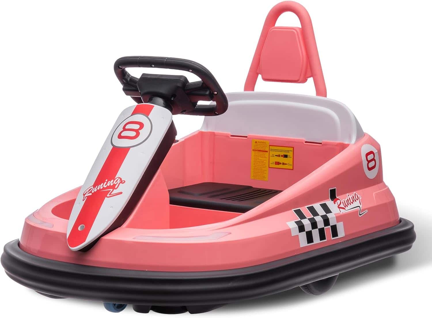 Electrodes Masters - 6V Bumper Cars for Kids, Ages 1.5-6, Kids Bumper Car with Remote Control, Battery Powered Electric Ride on Toy - Pink price history on PriceWatchPro