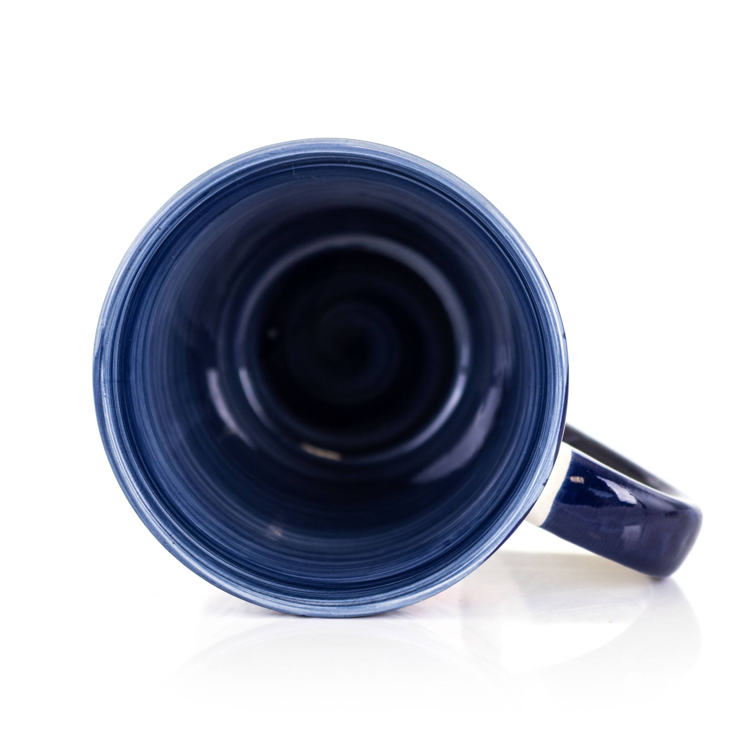 Alt View 9. Elama - Elama Zen Blue Mozaik 16 Piece Luxurious Stoneware Dinnerware with Complete Setting for 4, 16pc - Blue.