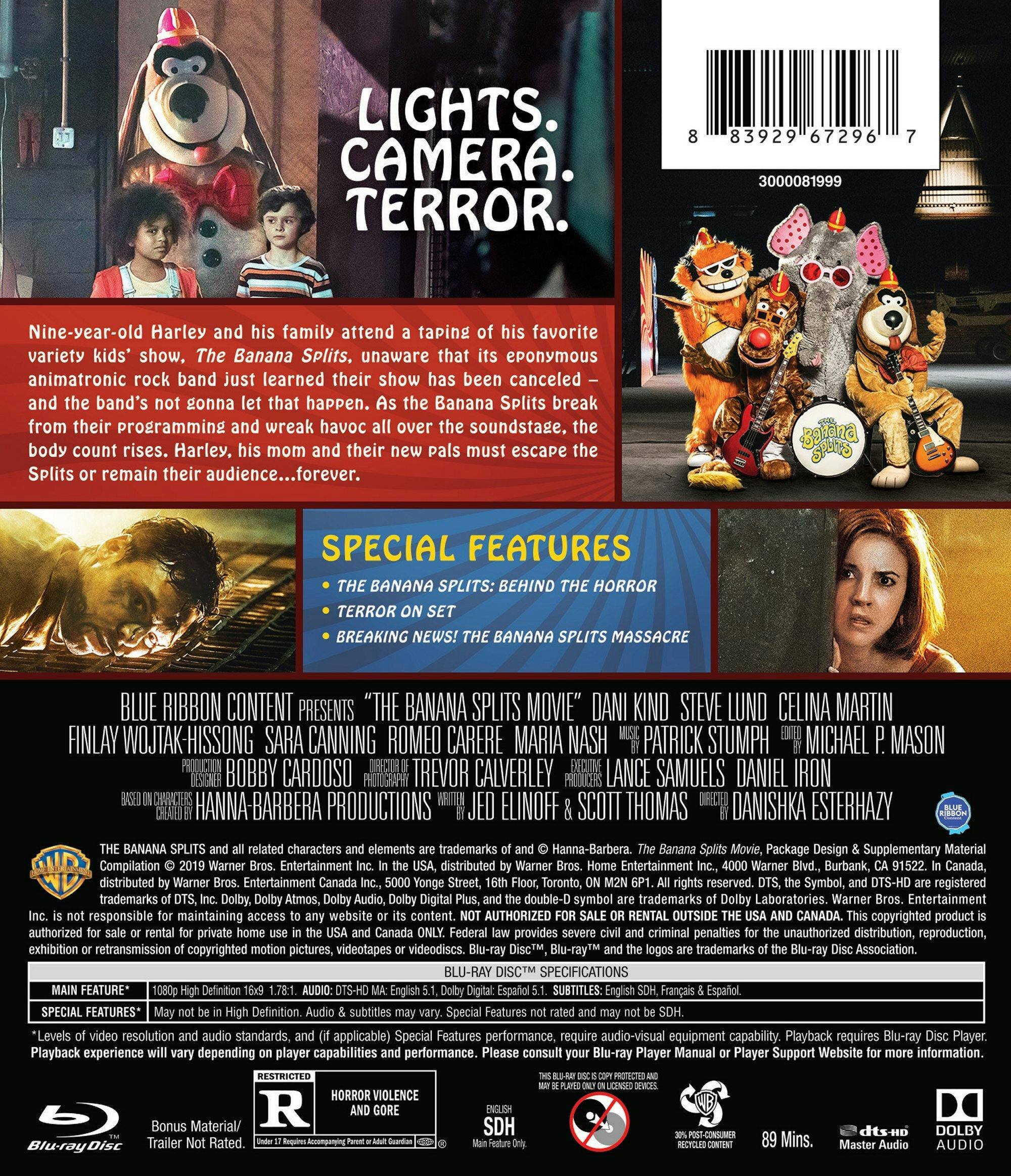 Back. The Banana Splits Movie [Blu-ray].