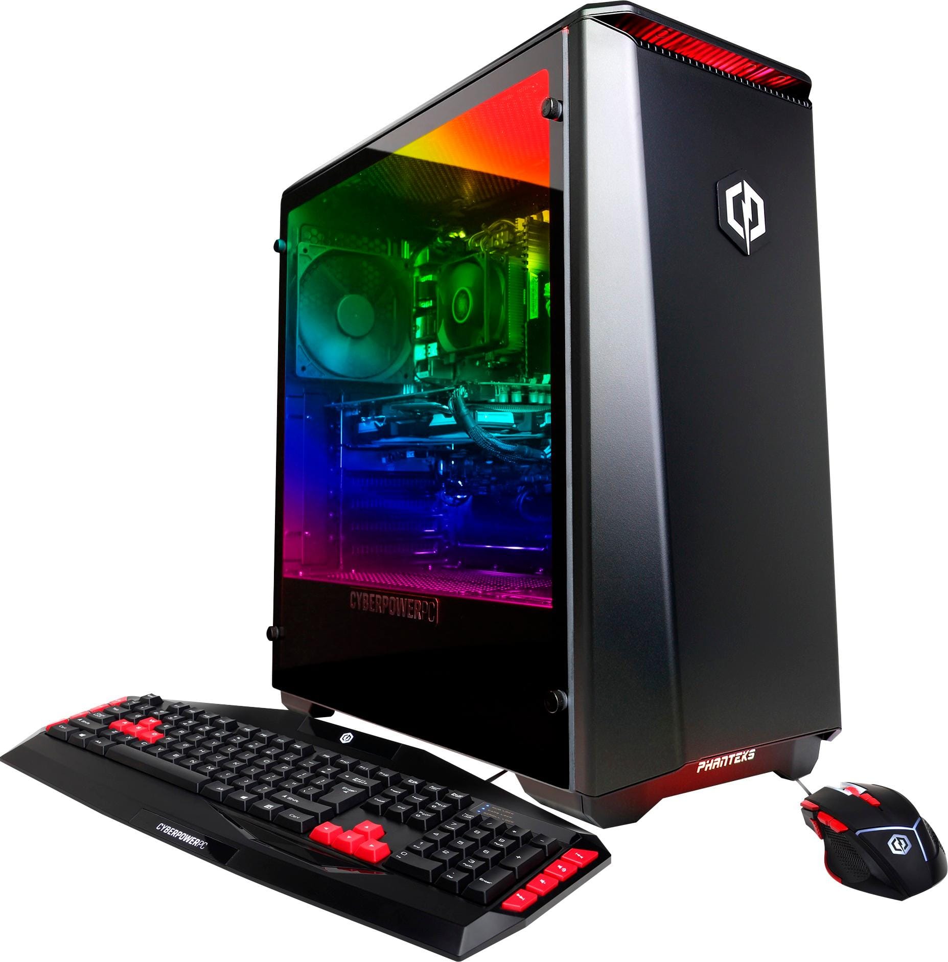 Angle. CyberPowerPC - Gamer Ultra Gaming Desktop - AMD Ryzen 5 1400 - 8GB Memory - AMD Radeon RX 580 - 1TB Hard Drive - Black.