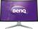 Front. BenQ - EX3200R 31.5" LED Curved FHD FreeSync Monitor - Gray.