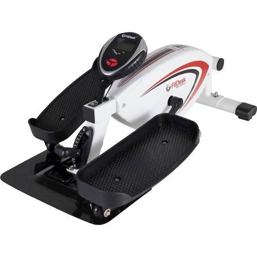 FitDesk - Under Desk Elliptical - White - Larger Front