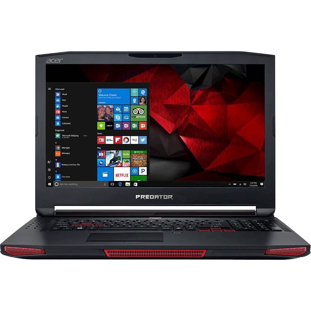 spade winner autobiography Best Buy: Acer Predator 17 17.3" Laptop Intel Core i7 32GB Memory NVIDIA  GeForce GTX 1080 1TB HDD + 512GB SSD Black GX792703D