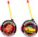 Angle. Disney - Pixar 2-Way Radios (Pair) - Yellow/white/red/black.