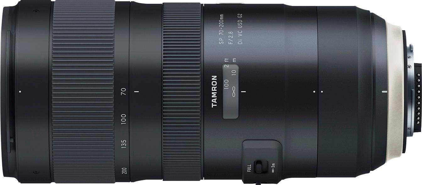 Tamron - SP 70-200mm F/2.8 Di VC USD G2 Telephoto Zoom Lens for Nikon DSLR  - black