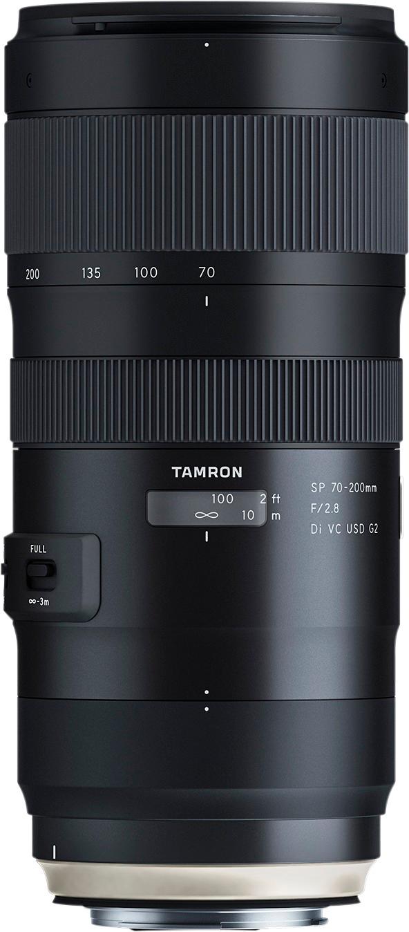Tamron - SP 70-200mm F/2.8 Di VC USD G2 Telephoto Zoom Lens for Canon DSLR - black