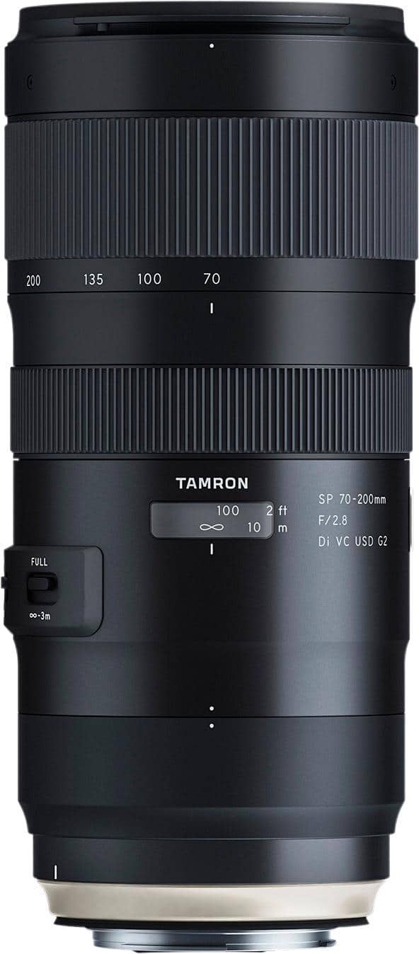Front. Tamron - SP 70-200mm F/2.8 Di VC USD G2 Telephoto Zoom Lens for Canon DSLR - black.