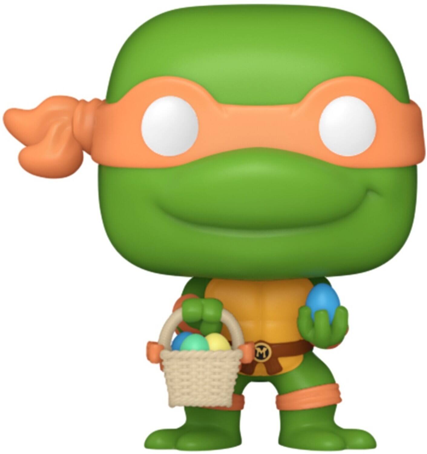 FUNKO Pocket POP!: Teenage Mutant Ninja Turtles Easter - Michelangelo with Easter Basket (TMNT) - Collectibles