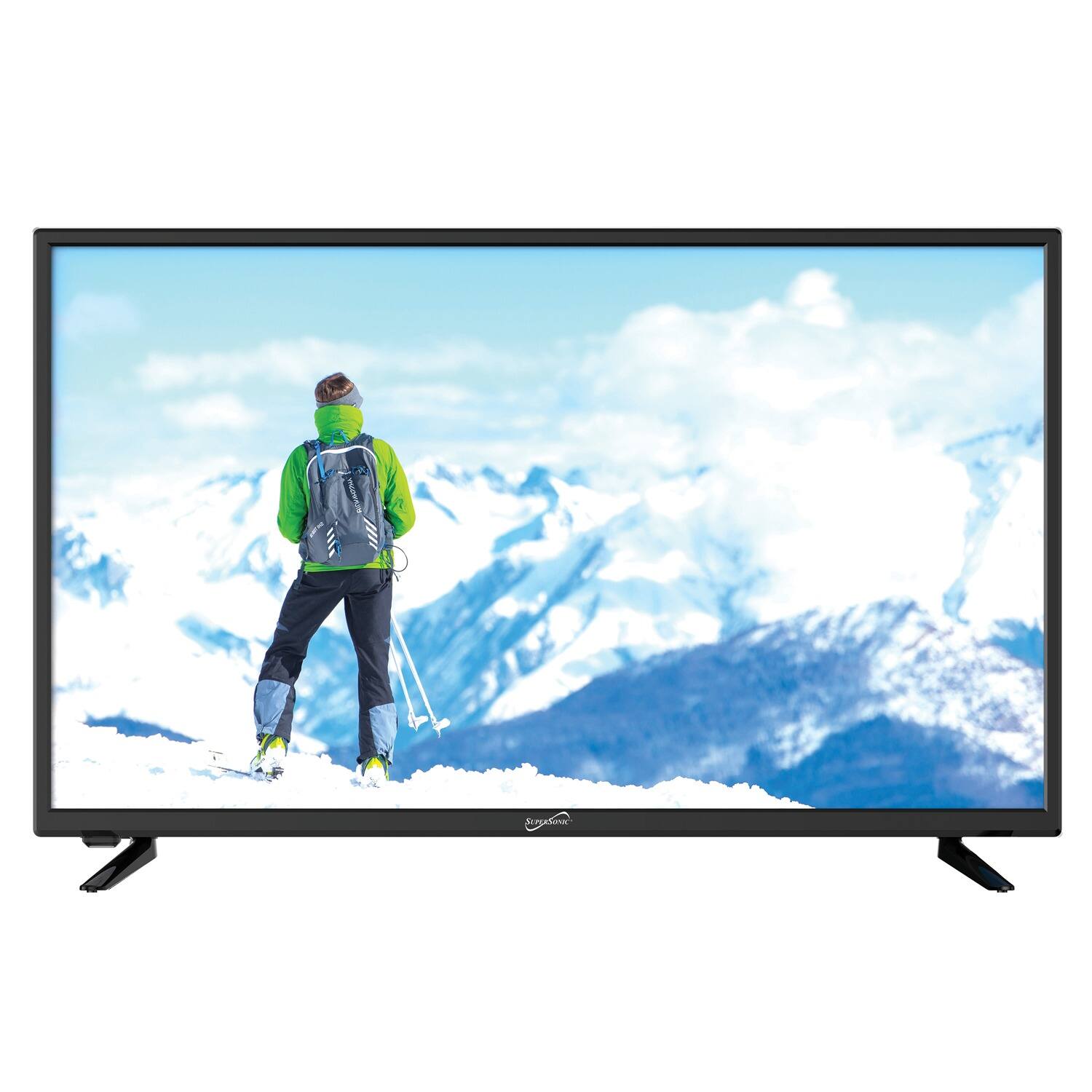 Angle. Supersonic - 32" 1080p Widescreen LED HDTV with USB, SD Card Reader and HDMI.