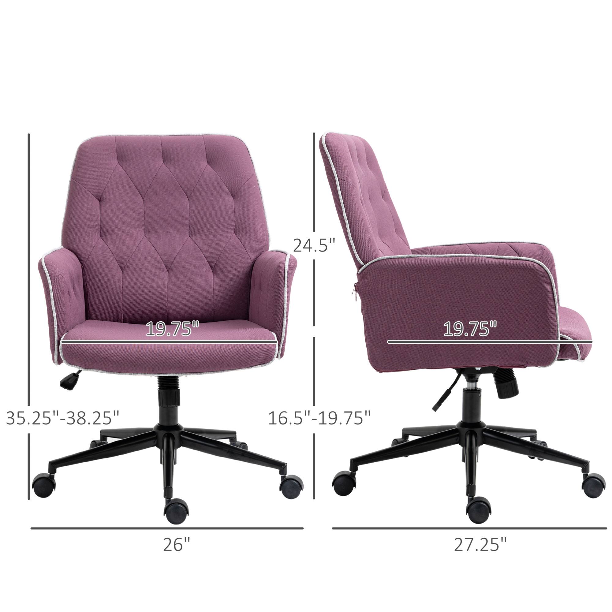 - Width: 24.5"
- Depth: 19.75"
- Seat Height: 16.5"-19.75"
- Back Height: 35.25"-38.25"
- Seat Depth: 19.75"
- Base Width: 26"
- Overall Width: 27.25"