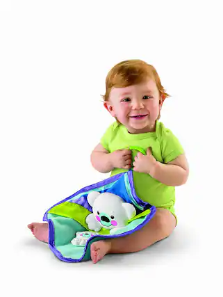 Front. Fisher Price - Fisher Price Snuggle & Soothe Blankie - Multi.