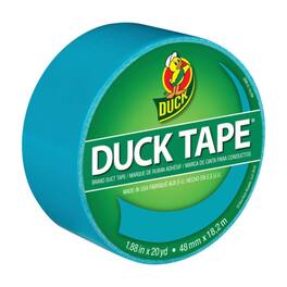 Duck - 1.88 in. W X 20 yd L Aqua Solid Duct Tape