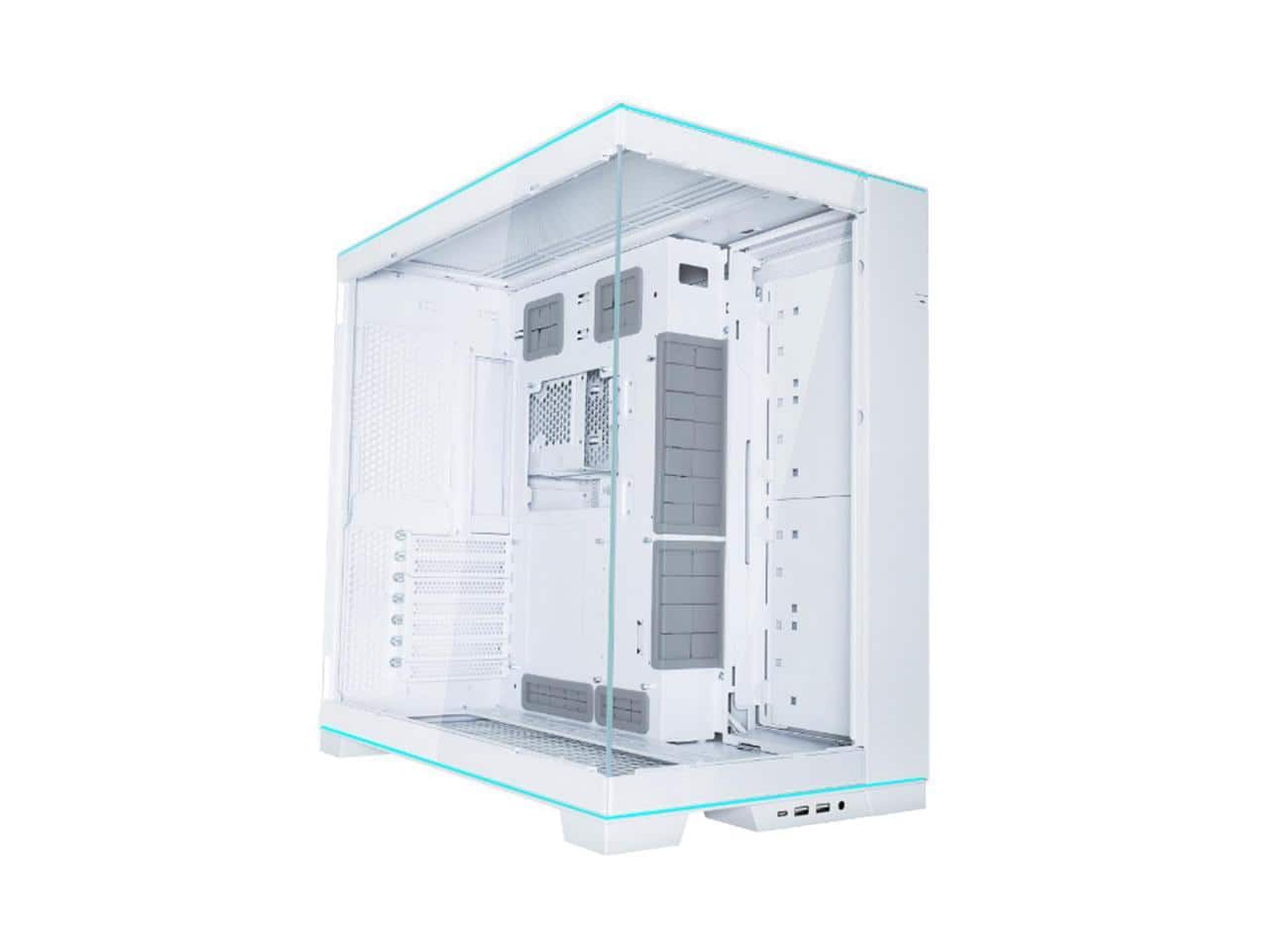 Lian Li O11 Dynamic EVO White ケース単体 (中古) Lian Li O11 EVO RGB White Aluminum / Steel / Tempered Glass ATX