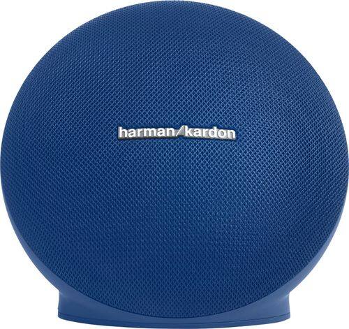  Harman Kardon - Geek Squad Certified Refurbished Onyx Mini Portable Wireless Speaker - Blue