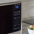 Angle Zoom. Panasonic - 1.6 Cu. Ft. 1250 Watt SN77HS Microwave with Cyclonic Inverter - Stainless Steel/silver.