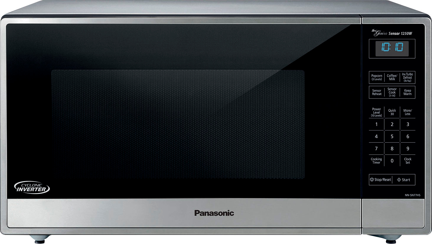 生活家電 炊飯器 Panasonic 1.6 Cu. Ft. 1250 Watt SN77HS Microwave with Cyclonic 